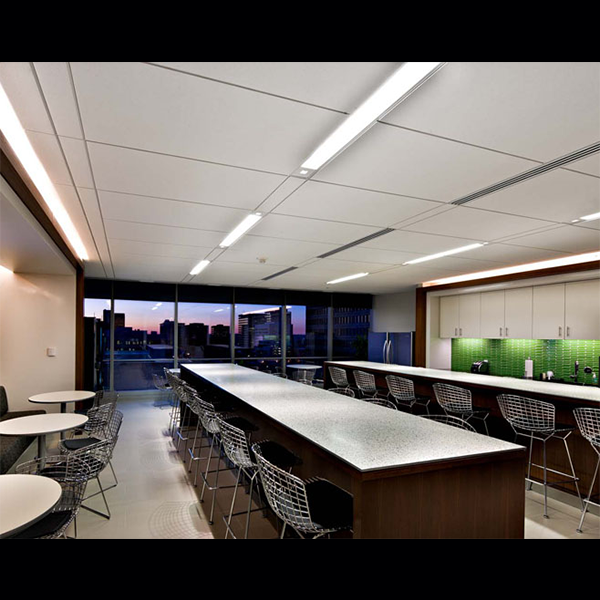 Cassidy Turley employee cafe and lighting