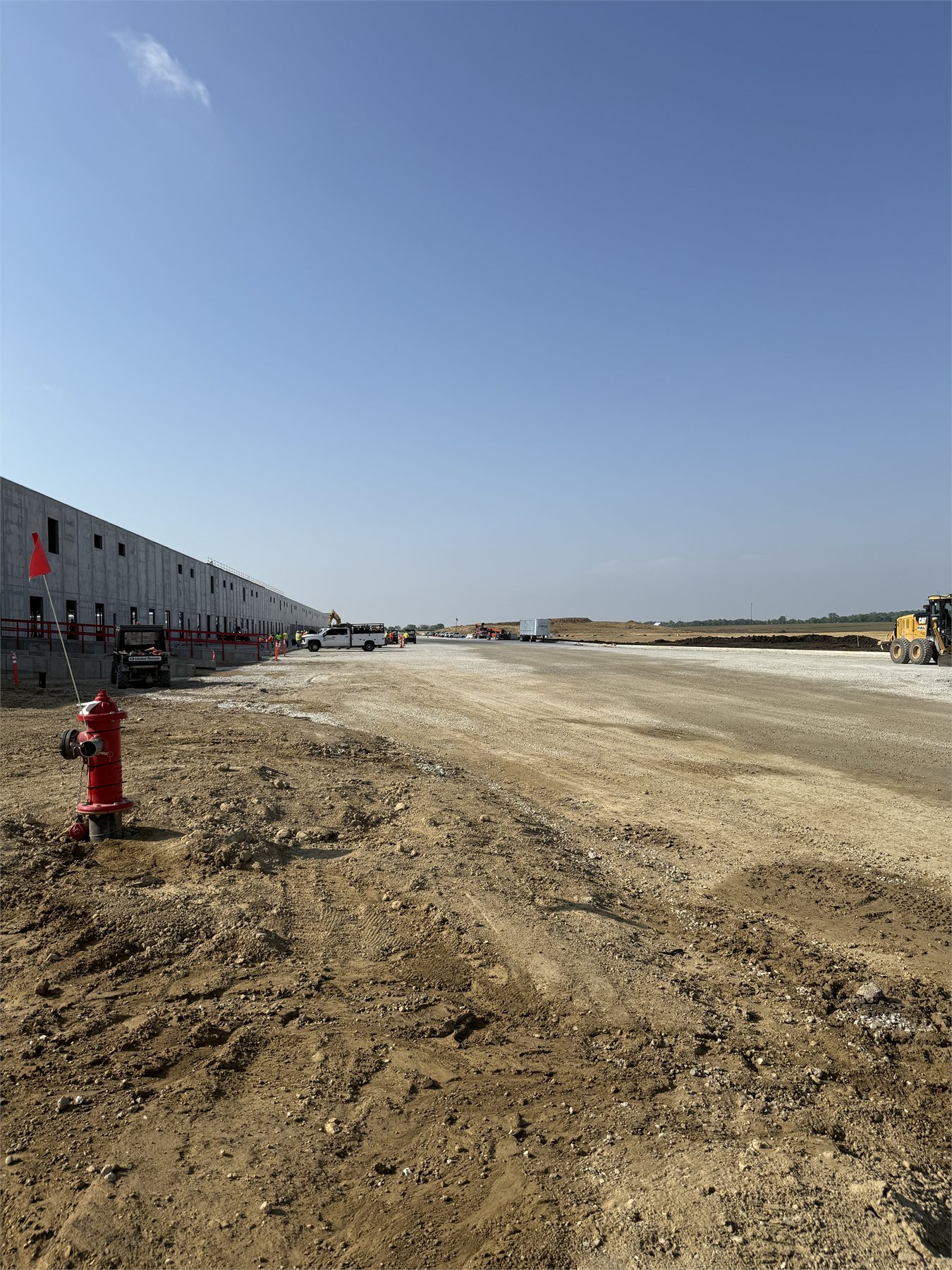 Northwest view across the Project GRIT site in May 2025
