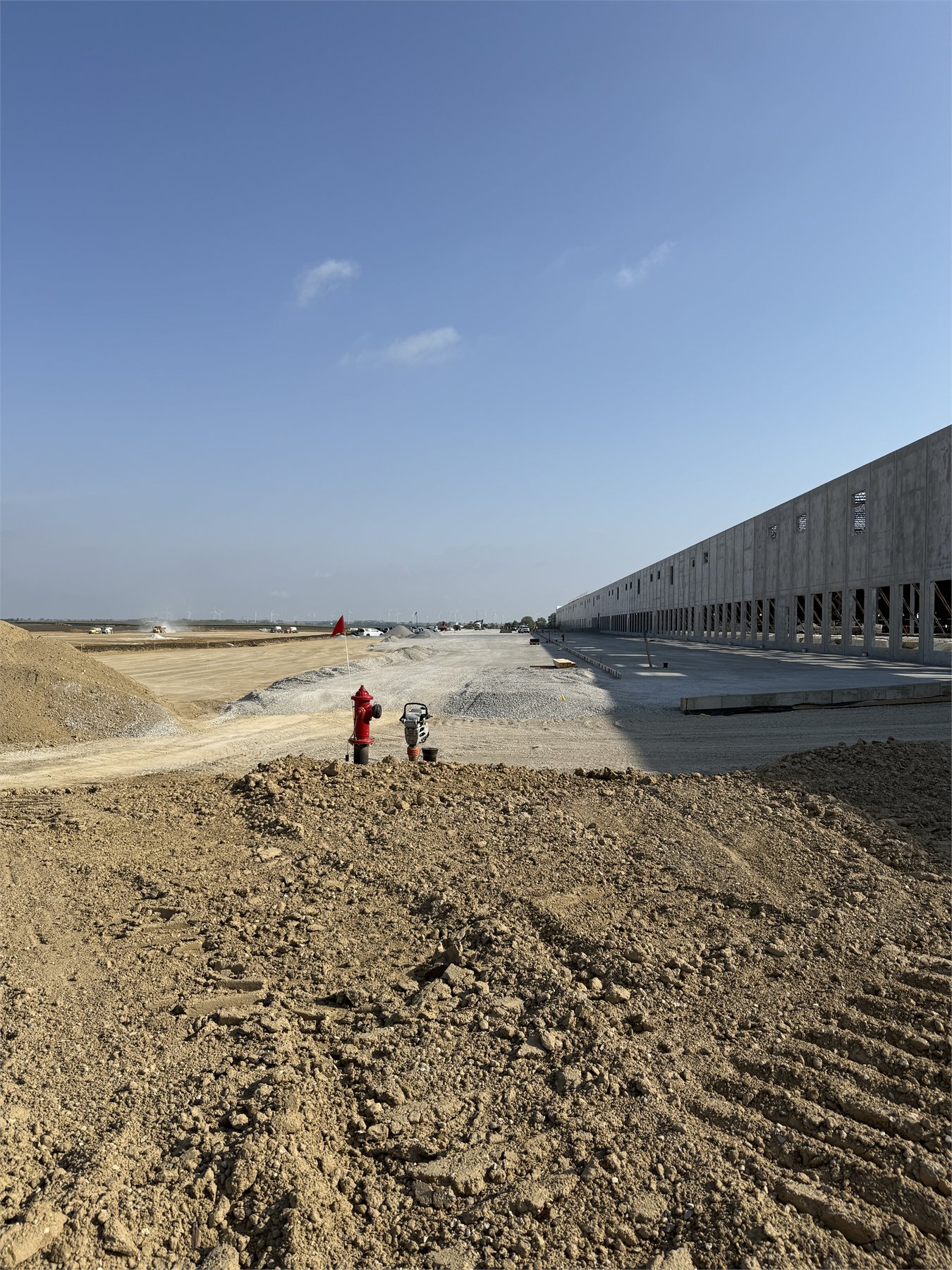 Southwest view of Project GRIT construction in May 2025